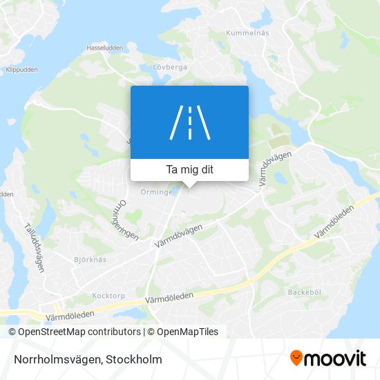 Norrholmsvägen karta