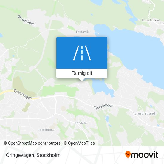 Öringevägen karta