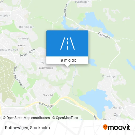 Rottnevägen karta