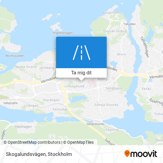 Skogalundsvägen karta