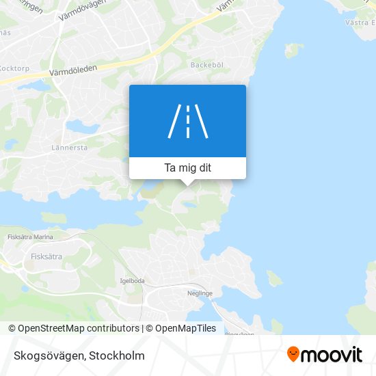 Skogsövägen karta