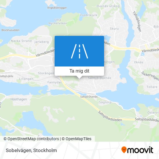 Sobelvägen karta