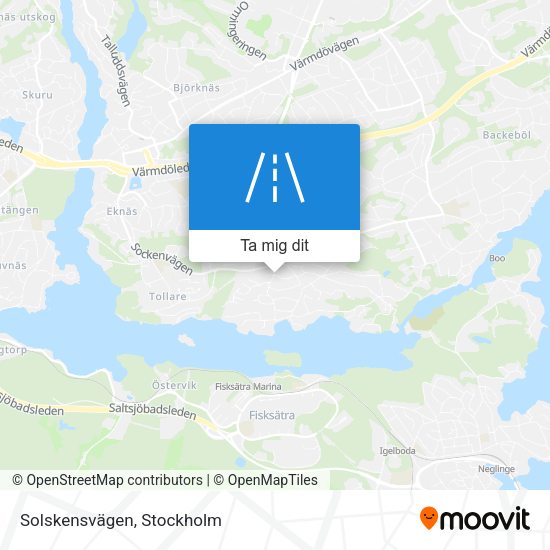 Solskensvägen karta