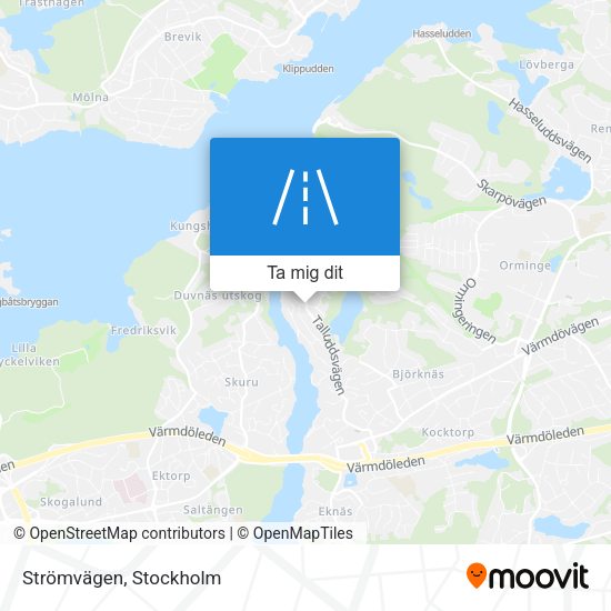 Strömvägen karta
