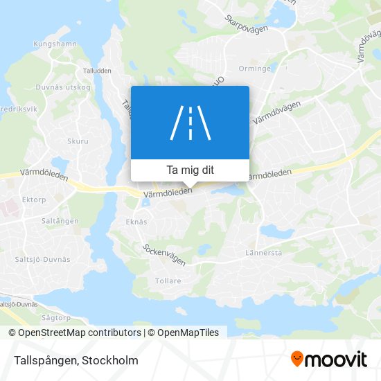 Tallspången karta