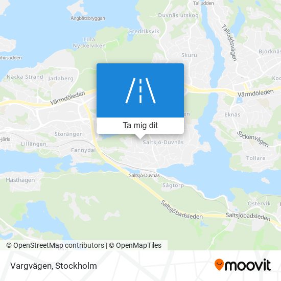 Vargvägen karta