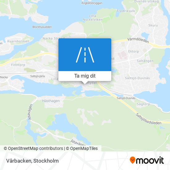 Vårbacken karta