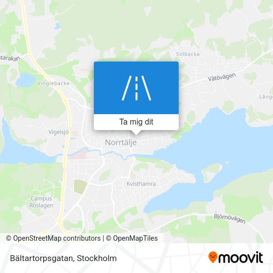 Bältartorpsgatan karta