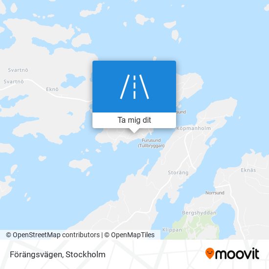 Förängsvägen karta