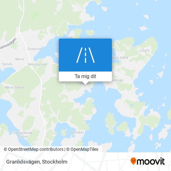 Granlidsvägen karta