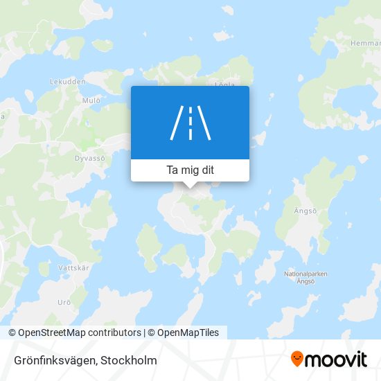 Grönfinksvägen karta