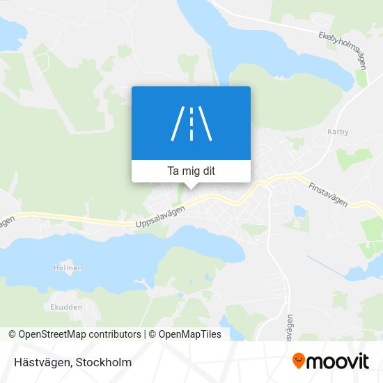 Hästvägen karta