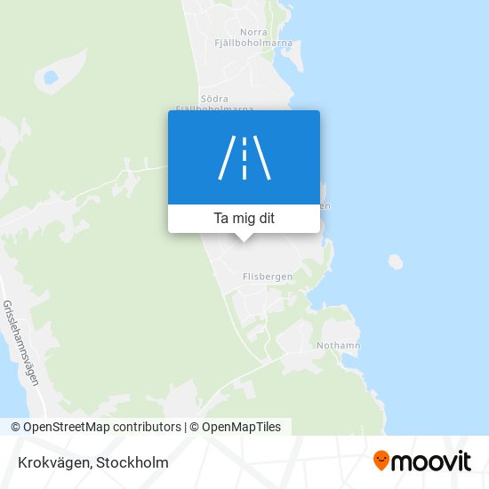 Krokvägen karta