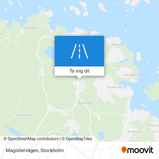 Magistervägen karta