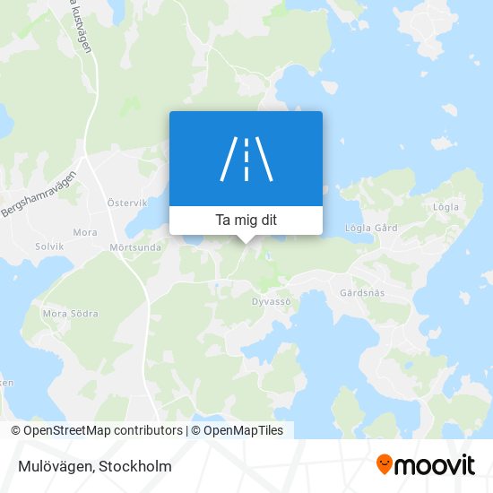 Mulövägen karta