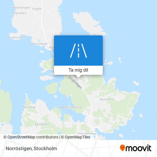 Norröstigen karta