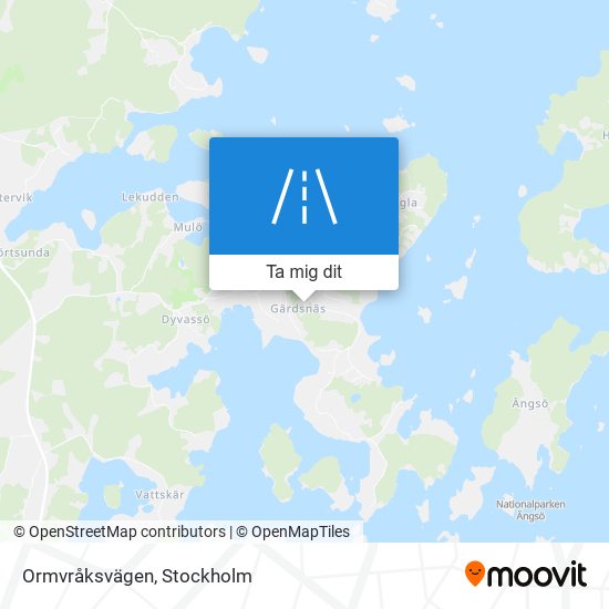 Ormvråksvägen karta