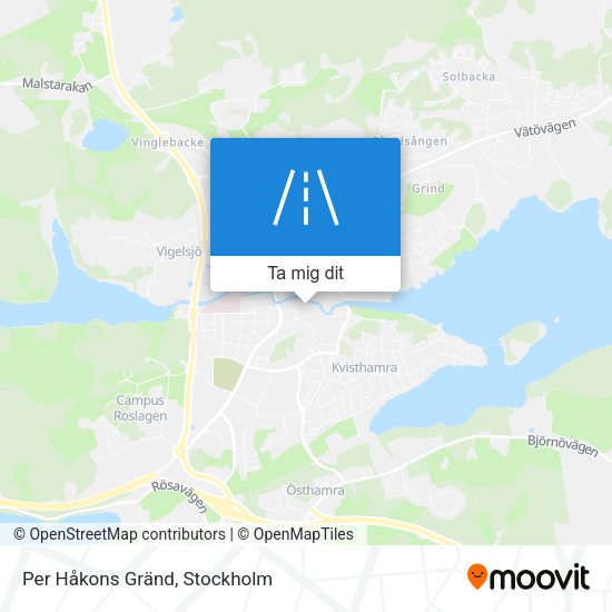 Per Håkons Gränd karta