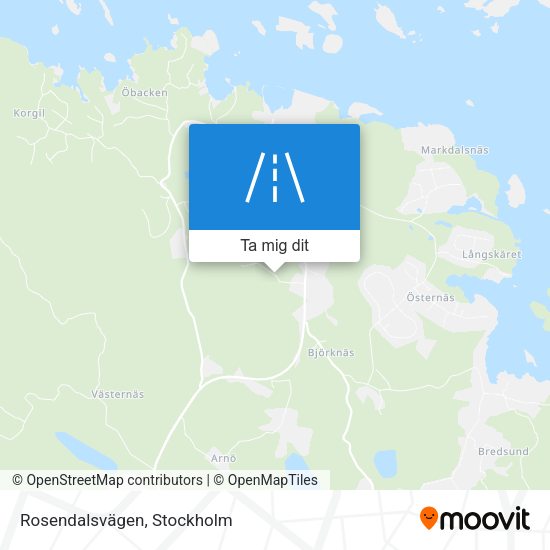 Rosendalsvägen karta