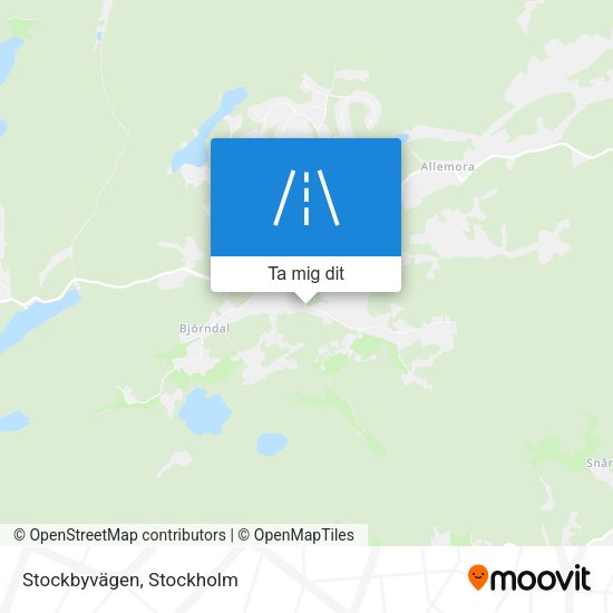 Stockbyvägen karta
