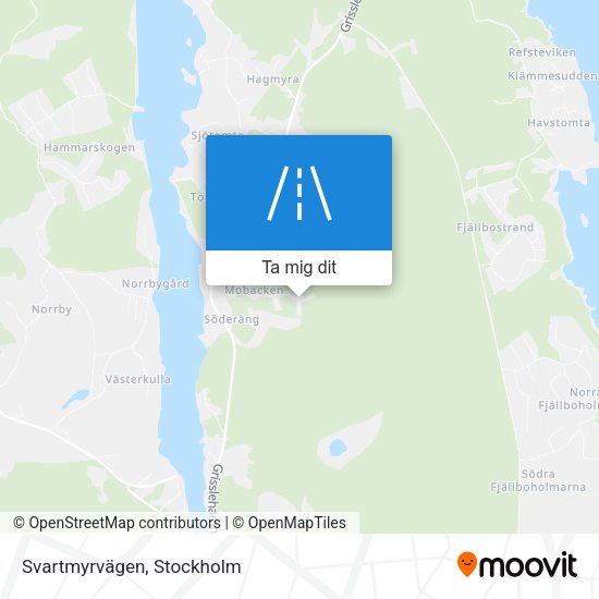 Svartmyrvägen karta