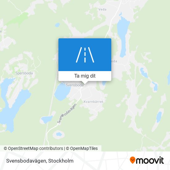 Svensbodavägen karta