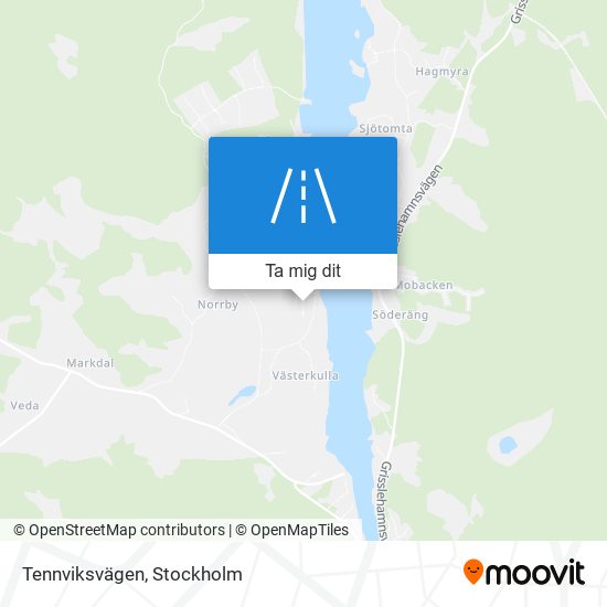 Tennviksvägen karta