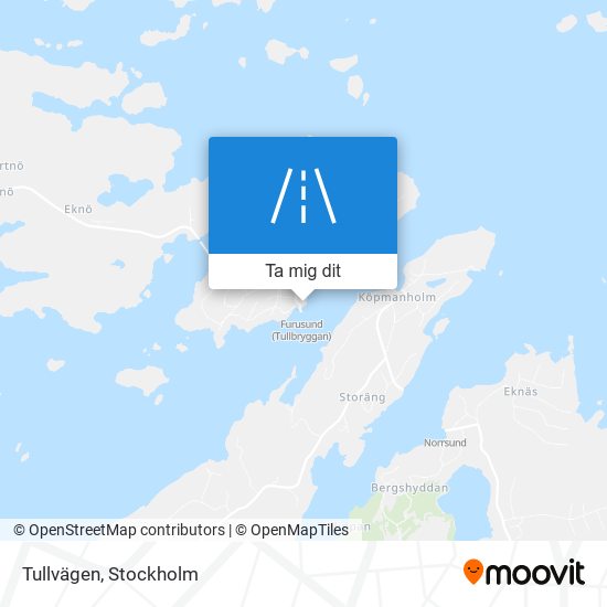 Tullvägen karta