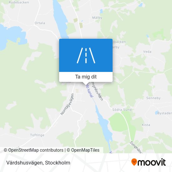 Värdshusvägen karta