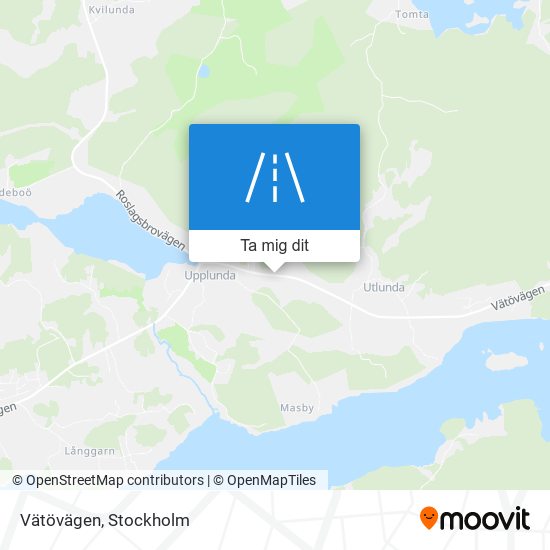 Vätövägen karta