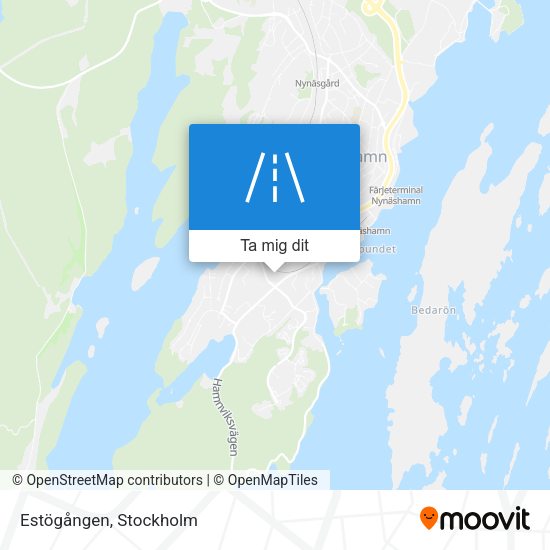 Estögången karta