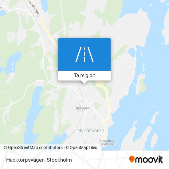 Hacktorpsvägen karta