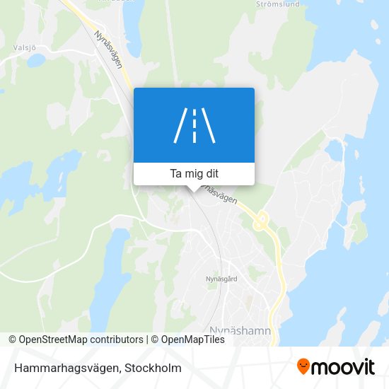 Hammarhagsvägen karta