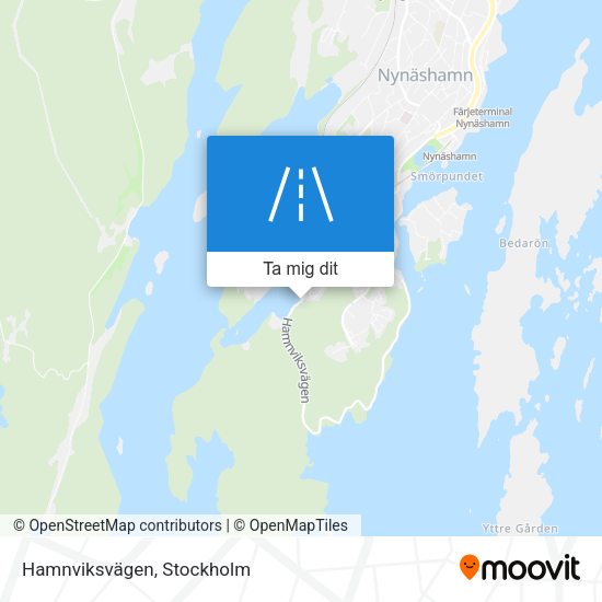 Hamnviksvägen karta