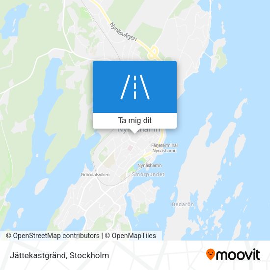 Jättekastgränd karta