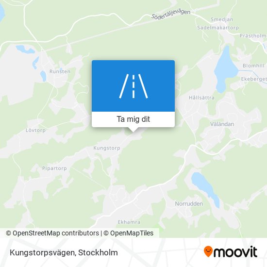 Kungstorpsvägen karta