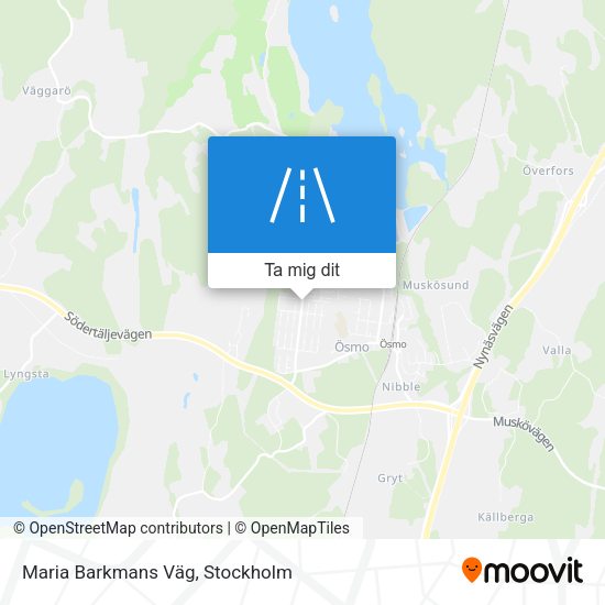 Maria Barkmans Väg karta