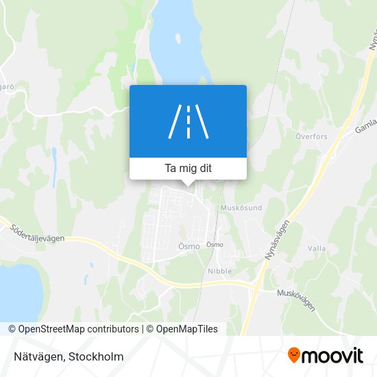 Nätvägen karta