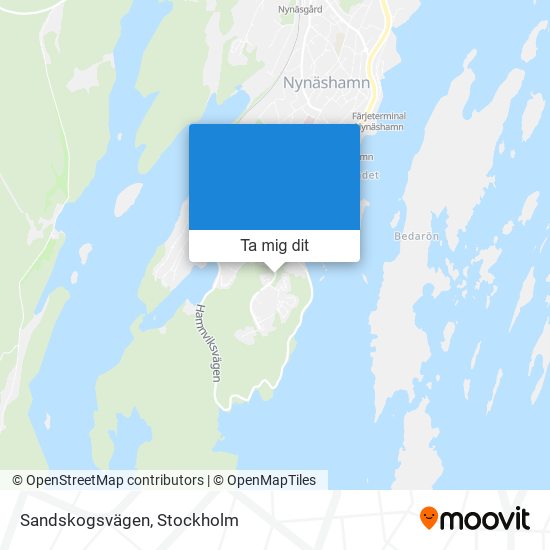 Sandskogsvägen karta