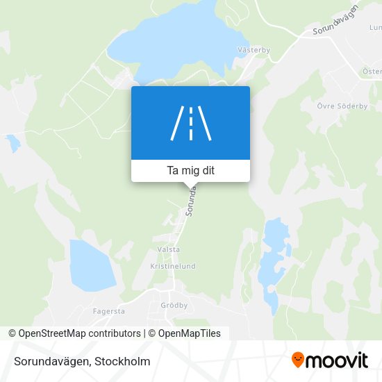 Sorundavägen karta