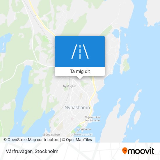 Vårfruvägen karta