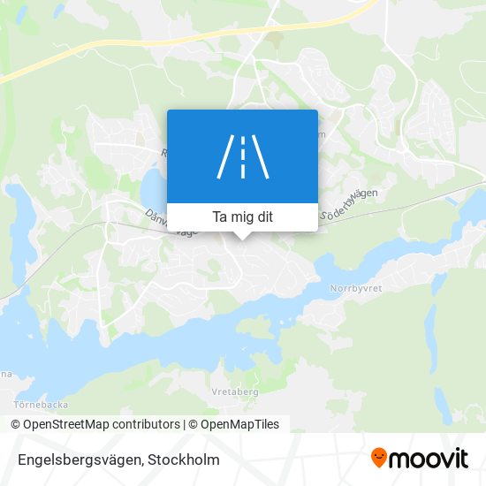 Engelsbergsvägen karta