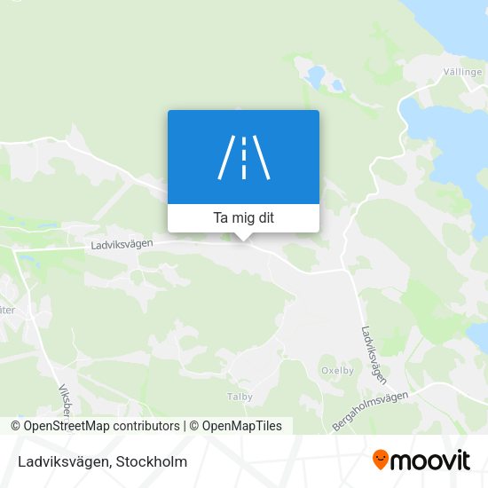 Ladviksvägen karta