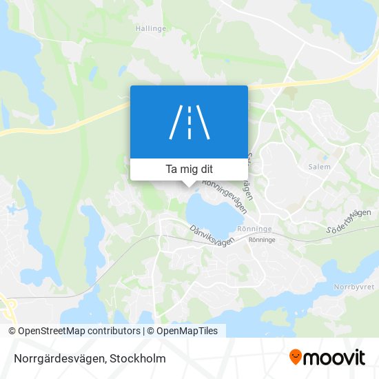 Norrgärdesvägen karta