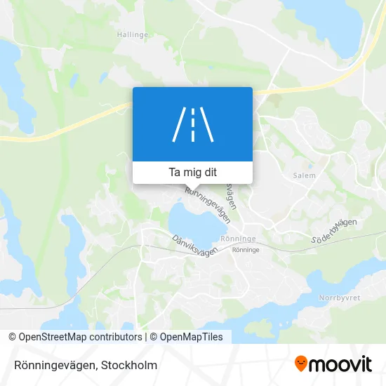 Rönningevägen karta