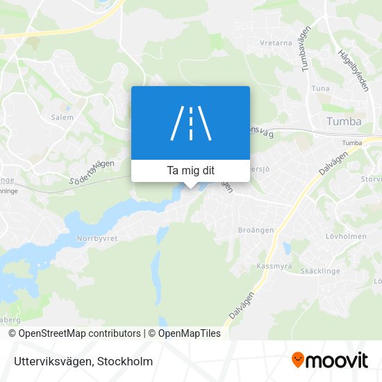 Utterviksvägen karta