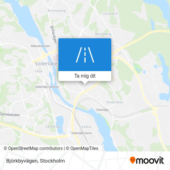 Björkbyvägen karta