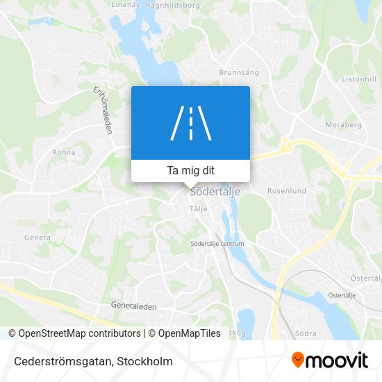 Cederströmsgatan karta