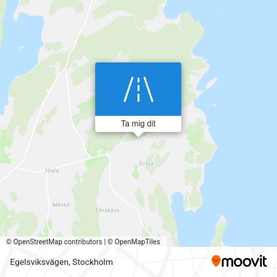 Egelsviksvägen karta