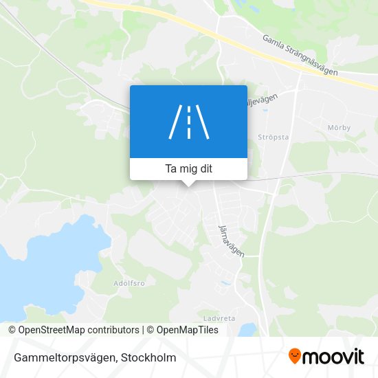 Gammeltorpsvägen karta